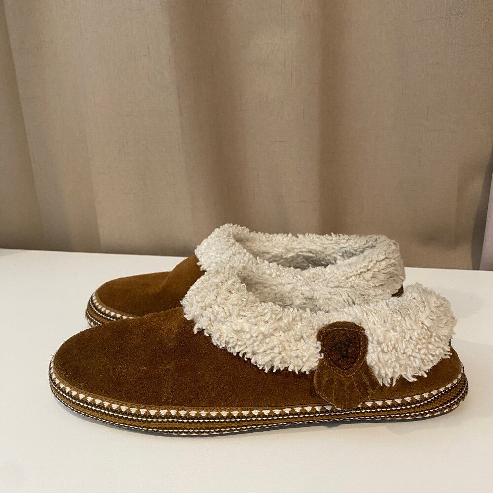 Ariat Melody Slipper Moccasin XL‎ Faux Fur Lined House Shoes